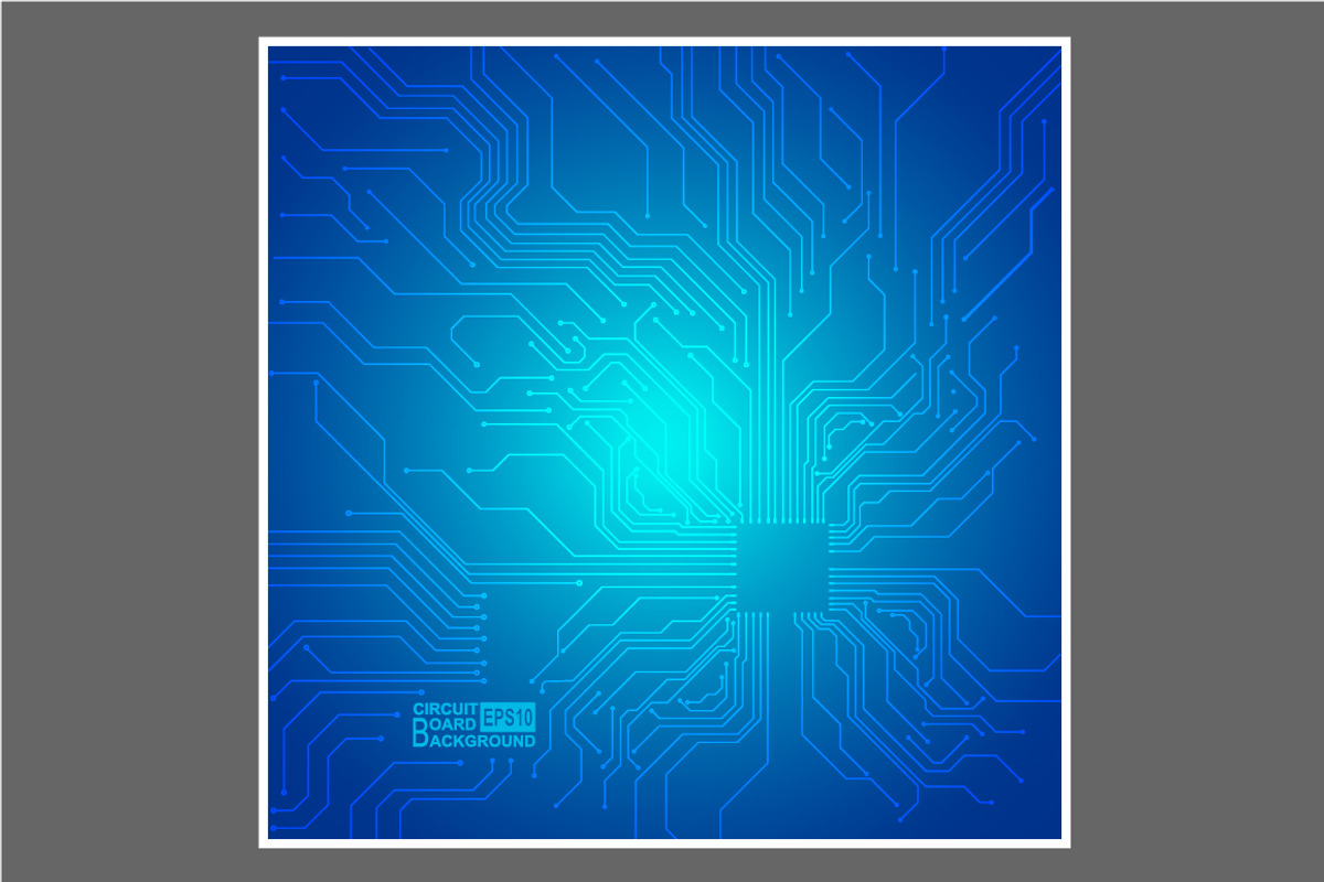-50% Circuit boards backgrounds set, a Background Graphic by frost_newt (Photo 4 of 11)