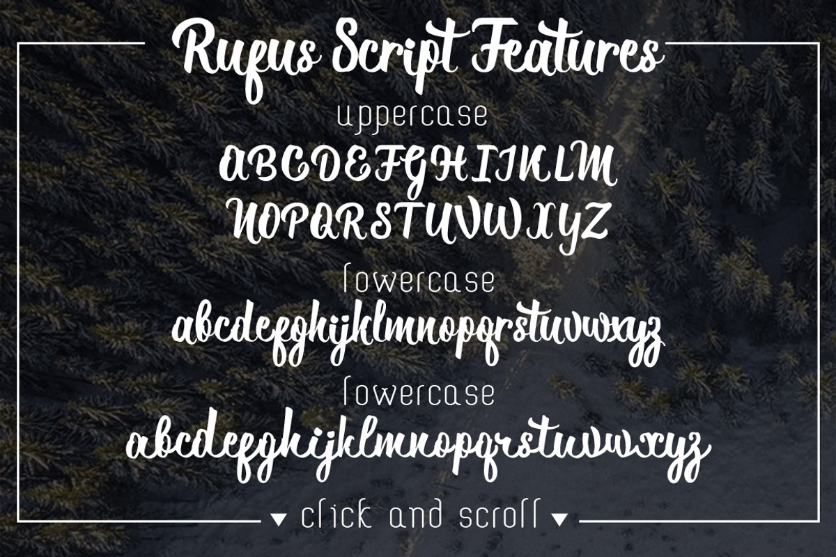 Rufus Font preview 2