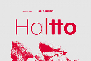 Haltto Sans Serif Font, a Sans Serif Font by Maulana Creative