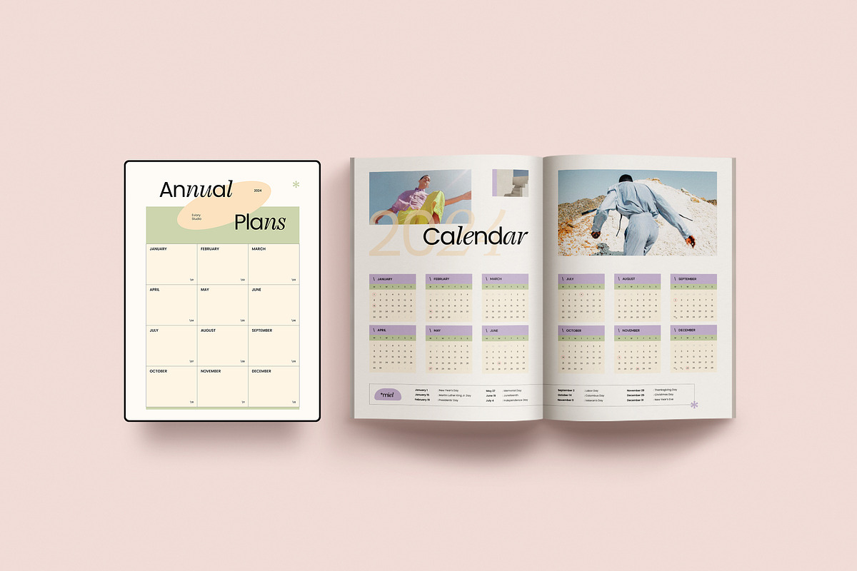 MIEL 2024 Planner and Journal, a Magazine Template by Eviory (Photo 5 of 10)
