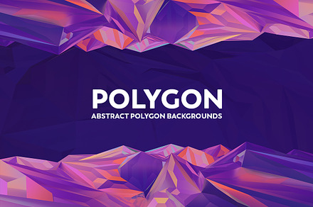 Abstract Polygon Backgrounds-Crystal