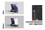 Standing Smartphone Mockup, an iPhone Mockup by My Code Std (Thumbnail 6 of 6)