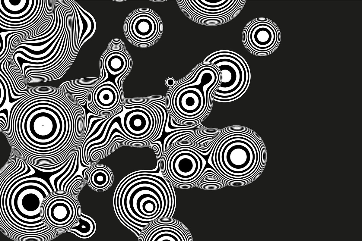 50 Zebra Metaballs, an Object Graphic by GarryKillian (Photo 49 of 51)