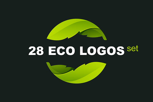 28 Eco Logos Set