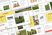 Riora : Agriculture Powerpoint, a Presentation Template by Punkl Camp (Thumbnail 1 of 9)