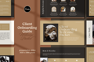 LEONE Client Onboarding Guide Slides, a Presentation Template by Creatif Foundry