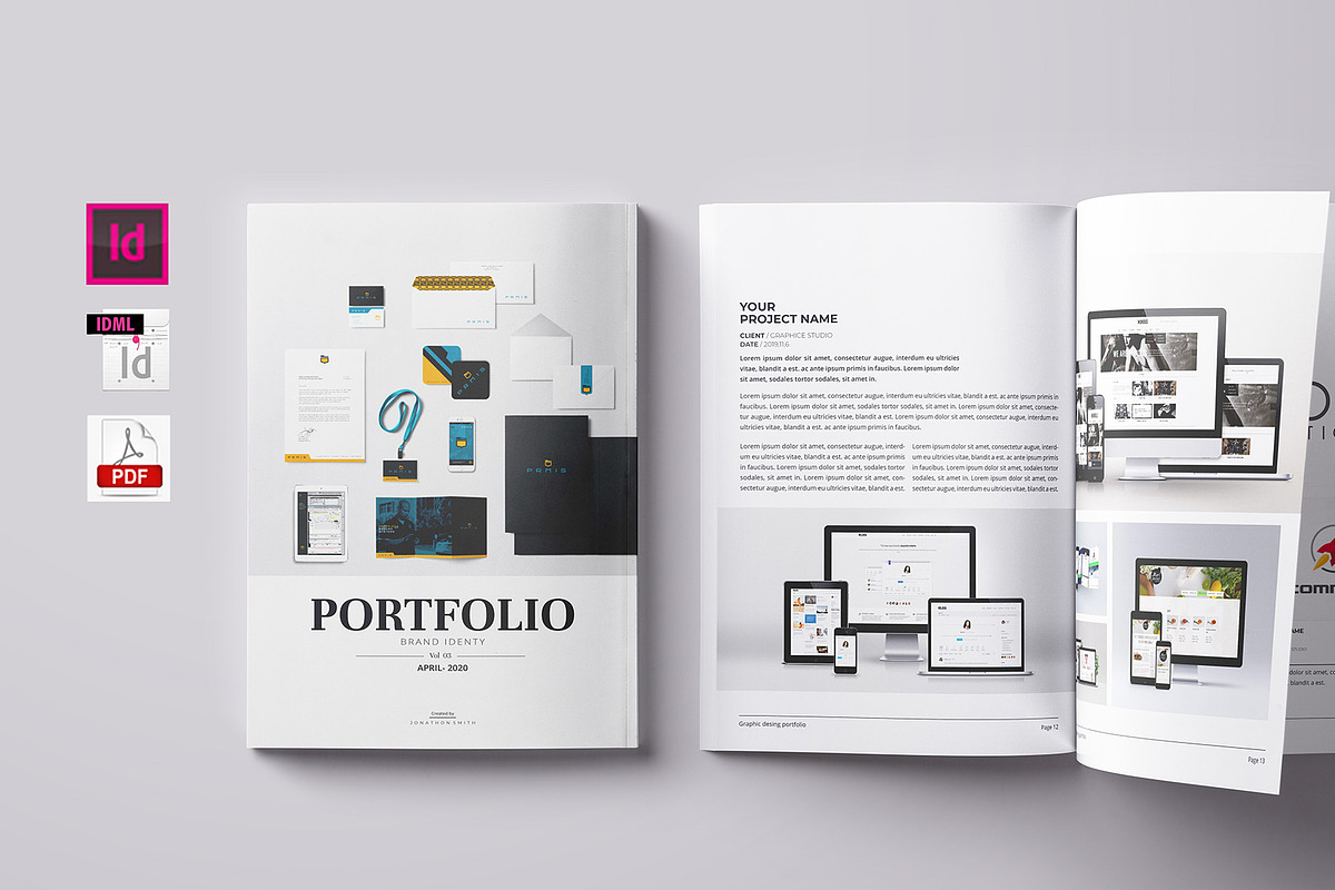Graphic Design Portfolio, a Brochure Template by obidullah_01 (Photo 1 of 17)