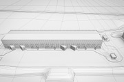 Logistics Complex Center, an Architecture 3D Model by 3DNUTS (Thumbnail 12 of 14)