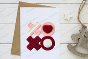 Faux Yarn Xoxo Valentine's PNG, an Illustration by Dream Creation (Thumbnail 3 of 5)