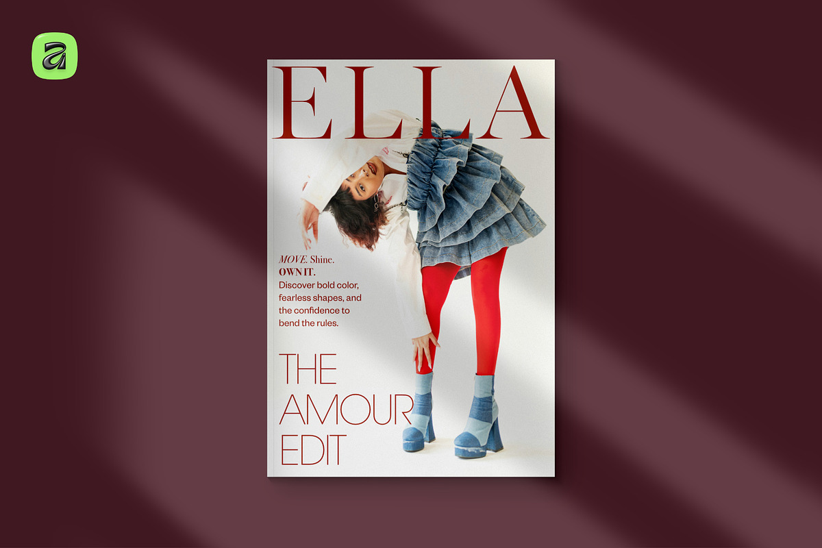 A4 Magazine Mockup—Affinity v3+, a Books & Magazine Mockup by Sasha Lantukh (Photo 1 of 13)