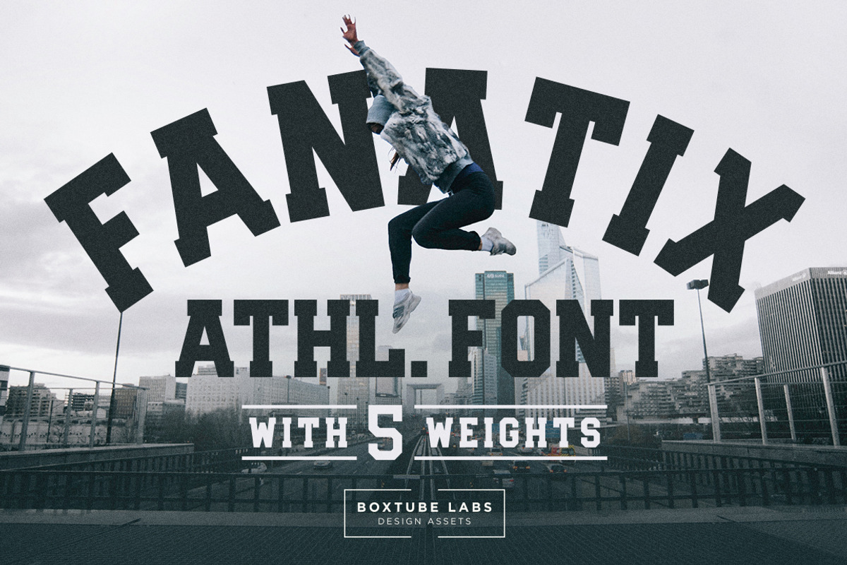 Fanatix - Display Font, a Slab Serif Font by BoxTube Labs (Photo 1 of 4)