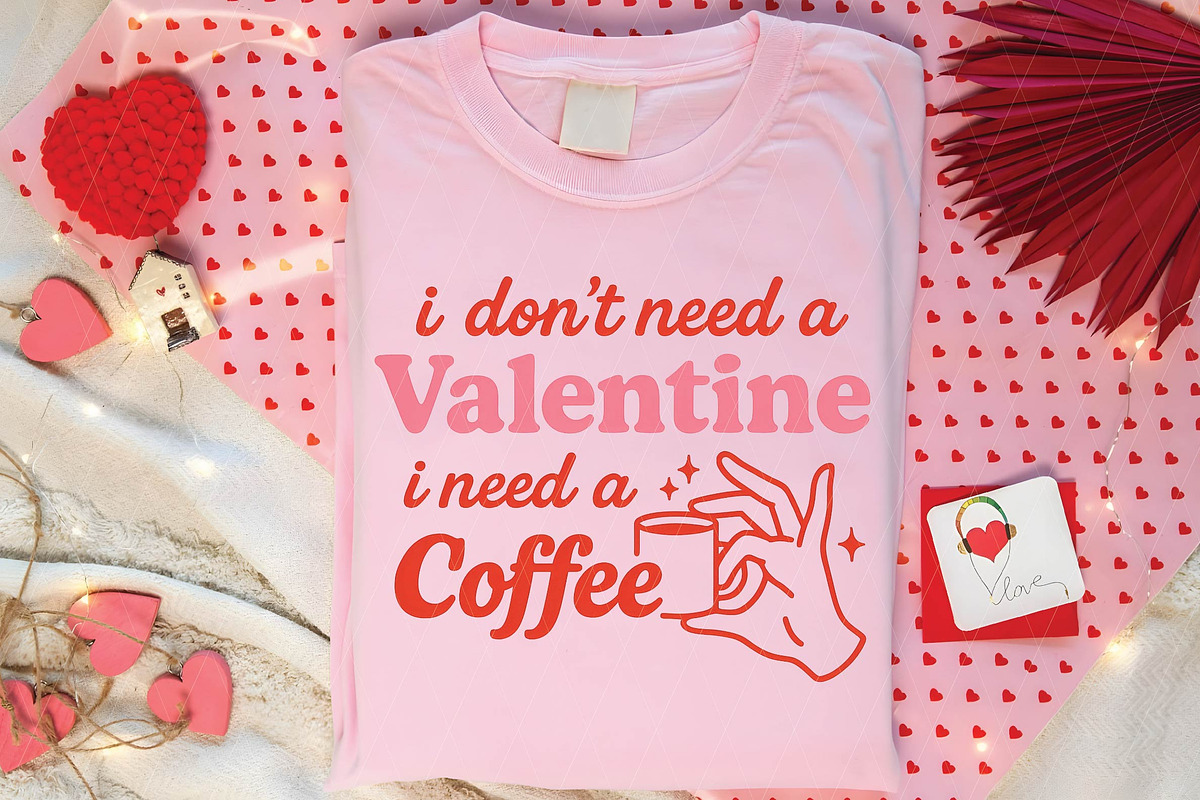 Valentine Coffee SVG PNG, an Illustration by DreamPrint404 (Photo 8 of 8)