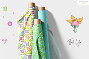 Treasure Garden - Seamless Patterns, a Pattern Graphic by InaCorart (Thumbnail 9 of 9)