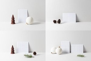 Christmas Card Winter Mockup Bundle