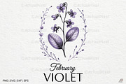 Birth Month Flowers SVG PNG Bundle, an Illustration by Actual Pixel (Thumbnail 23 of 24)