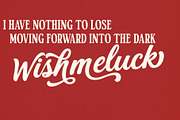 Wishmeluck – Bold Calligraphy Font, a Script Font by deadlock studio (Thumbnail 8 of 8)