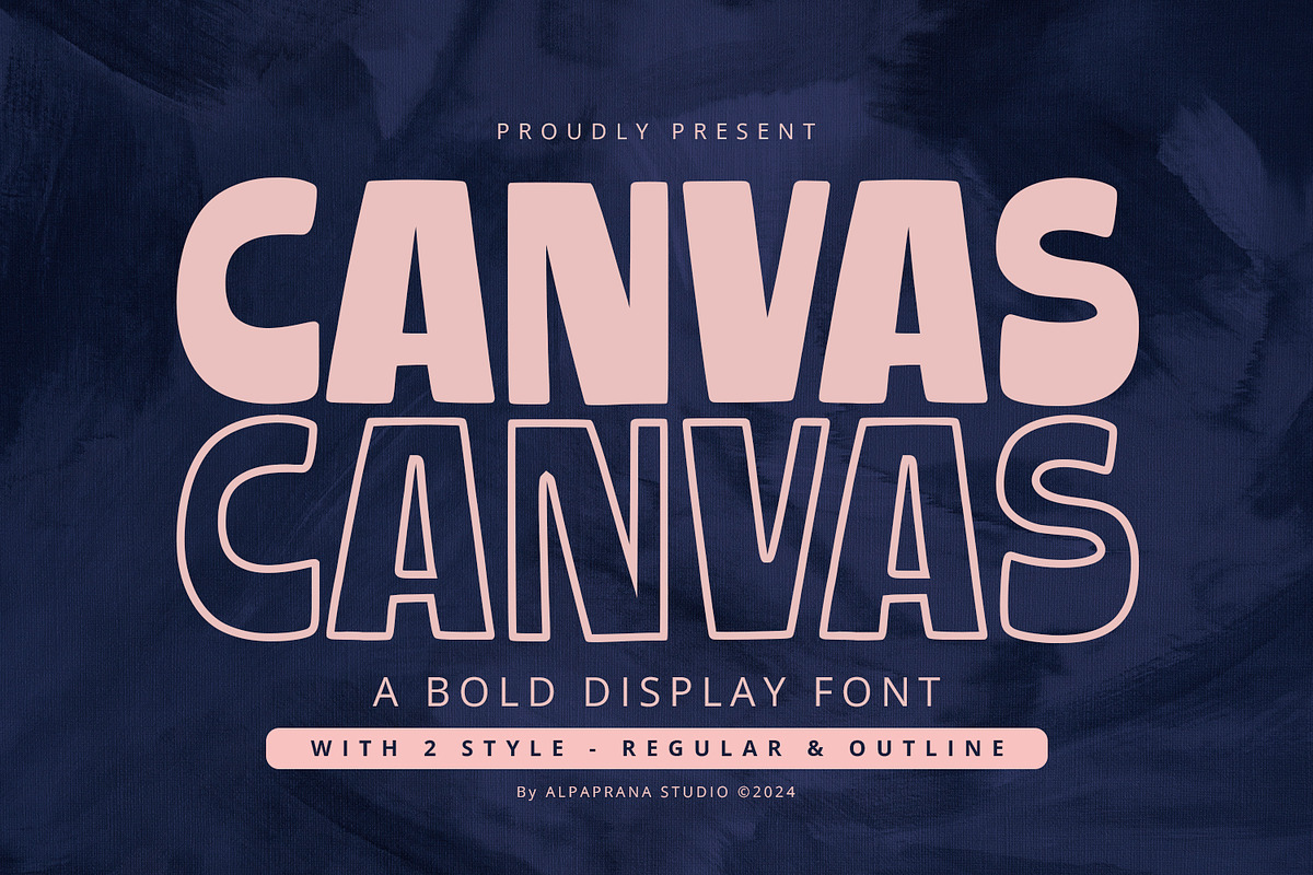 Canvas - Display Font, a Script Font by Alpaprana (Photo 1 of 12)