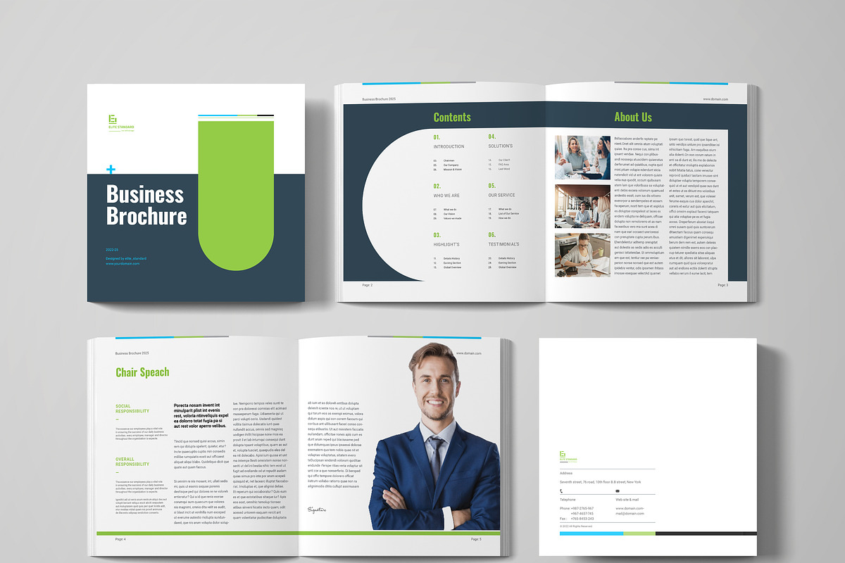 Square Brochure, a Brochure Template by Elite_Standard (Photo 1 of 10)