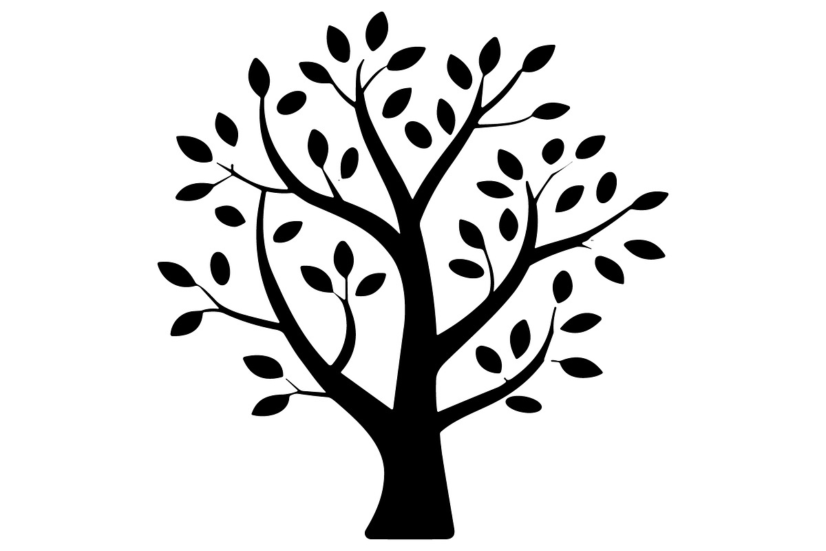 Tree Silhouette Vector Collection, an Illustration by Creativeshirt (Photo 6 of 7)