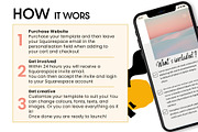 Squarespace template art portfolio, a Squarespace Template by PATCHPO (Thumbnail 3 of 9)