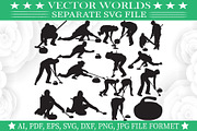 Curling Svg, Sport, Sports Svg, an Object Graphic by VectorWorlds (Thumbnail 3 of 3)