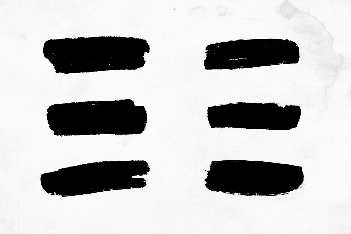 30 Handmade Brush Strokes, a Texture Graphic by Defects (Photo 6 of 6)