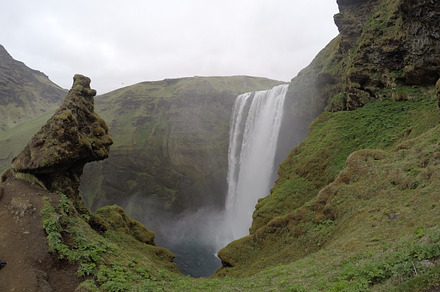 Skogafoss waterfall iceland containing reynisfjara, skogafoss, and waterfall