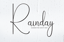 Rainday | Script Font