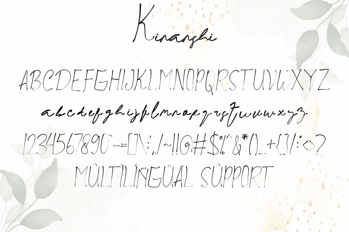 Kinanshi, a Handwritten Font by Yoga Letter (Photo 6 of 6)