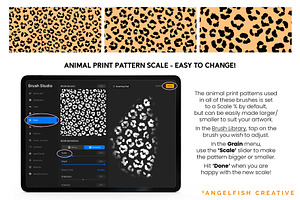 Animal Print Procreate Brush Set