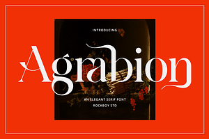 Agrabion - Elegant & Stylish Serif