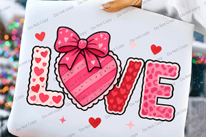 Valentine's Day Love Png, an Illustration by Libby Wishes