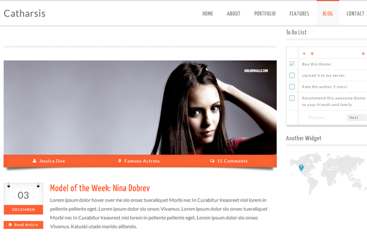 Catharsis - Responsive HTML Template, a Bootstrap Template by FWPolice (Photo 4 of 5)