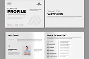 Company Profile Design Layout, a Brochure Template by MightyDesign (Thumbnail 2 of 8)