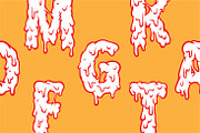 Halloween Zombie Fonts | Melt!, a Font by tomatstudio (Thumbnail 4 of 11)