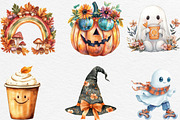 Retro Fall Png Fall Halloween, an Illustration by Black Bird Studio (Thumbnail 4 of 6)