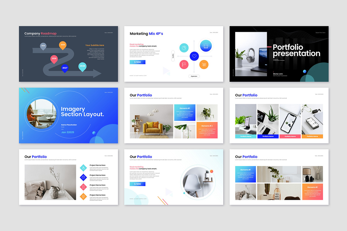 Business Pitch Deck Powerpoint, a Presentation Template by GoldenPixelStudio (Photo 21 of 26)