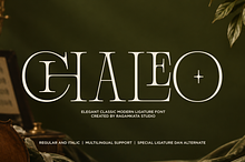 Chaleo - Stylish Ligature Serif Font