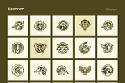 1500 Bird Logo Art Set, a Solid Icon by Creative Stall (Thumbnail 13 of 38)