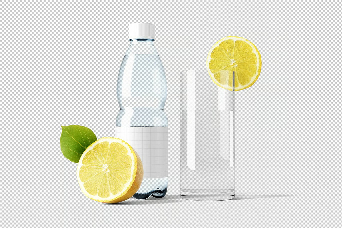 Plastic Water Bottle Mockup, a Product Mockup by zpackcreative (Photo 4 of 4)