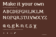 Brindle Hour — Warm Retro Serif, a Serif Font by Colorsfav (Thumbnail 6 of 11)