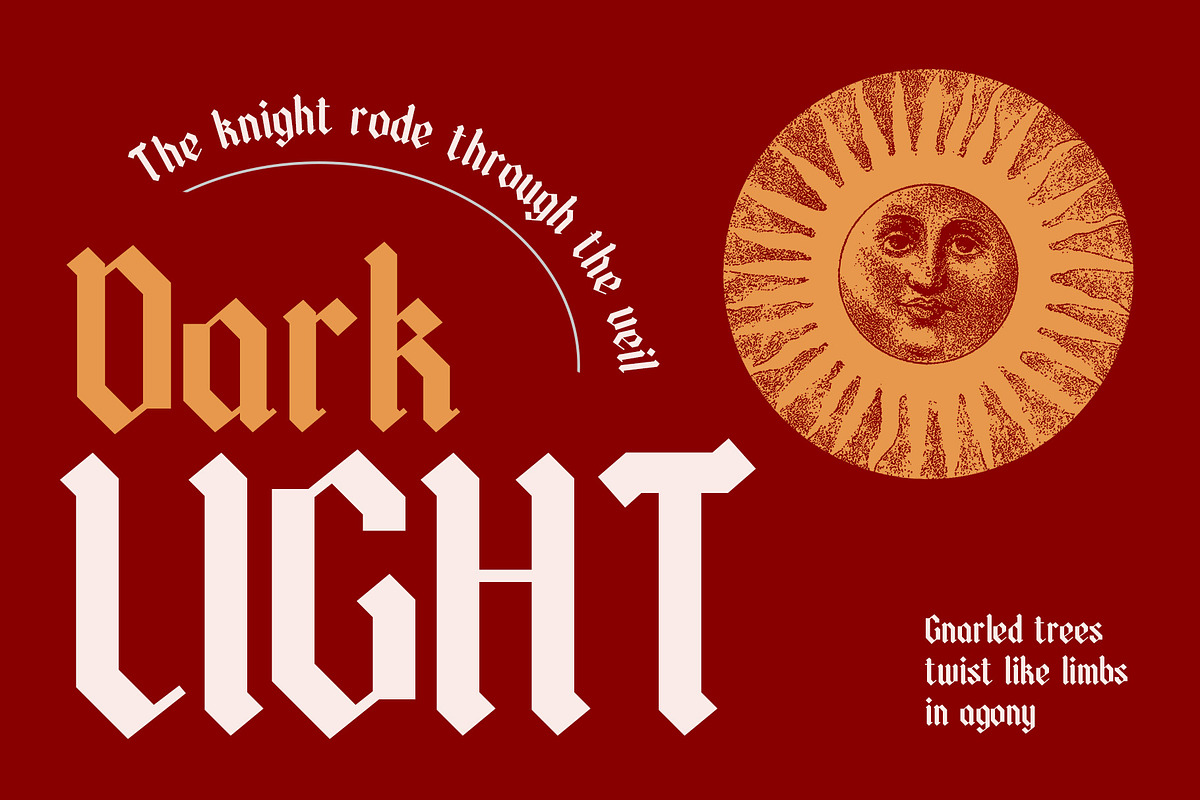 CS Salient – Blackletter Font, a Blackletter Font by Craft Supply Co. (Photo 2 of 8)