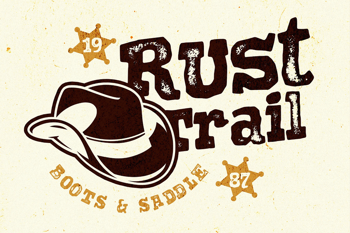 Dodgy Distort - Wild West Typeface, a Slab Serif Font by HipFonts (Photo 8 of 9)