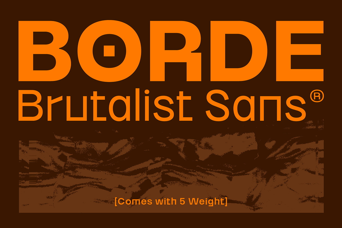 Borde - Brutalist Sans, a Sans Serif Font by The Native Saint Club (Photo 1 of 14)