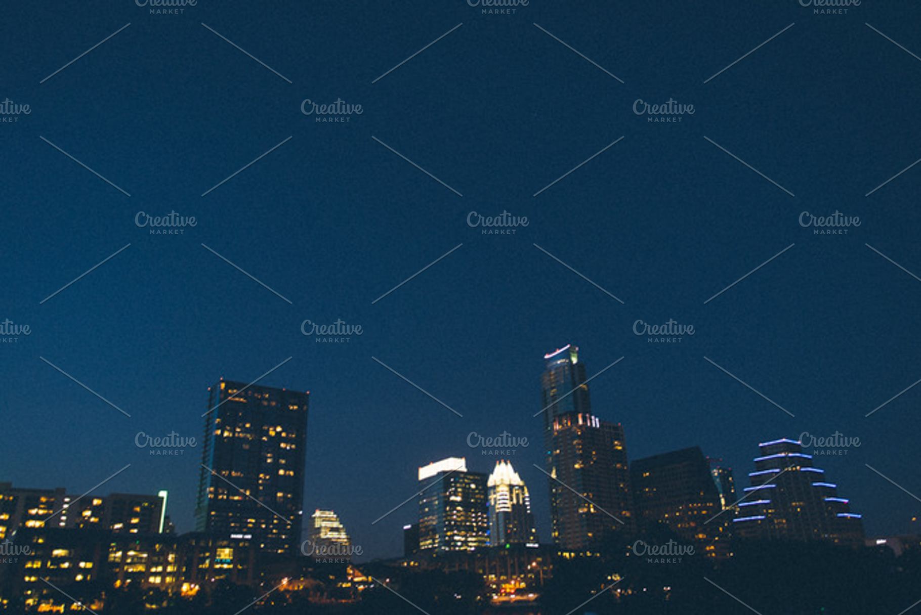 Austin at night, an Architecture Photo by RodrigoM Photographs