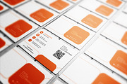 Orange Creative Business Card, a Business Card Template by bouncy (Thumbnail 3 of 4)