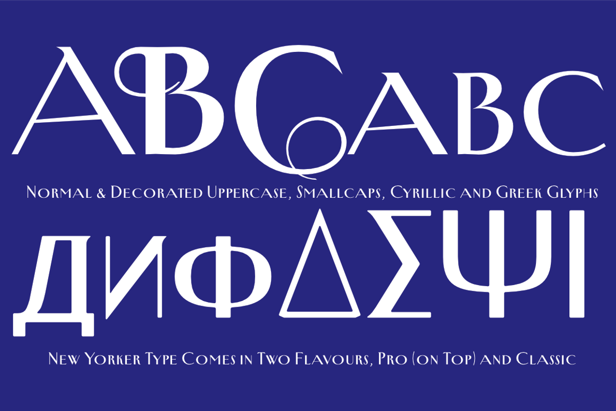 New Yorker Type - Classic and Pro preview 2