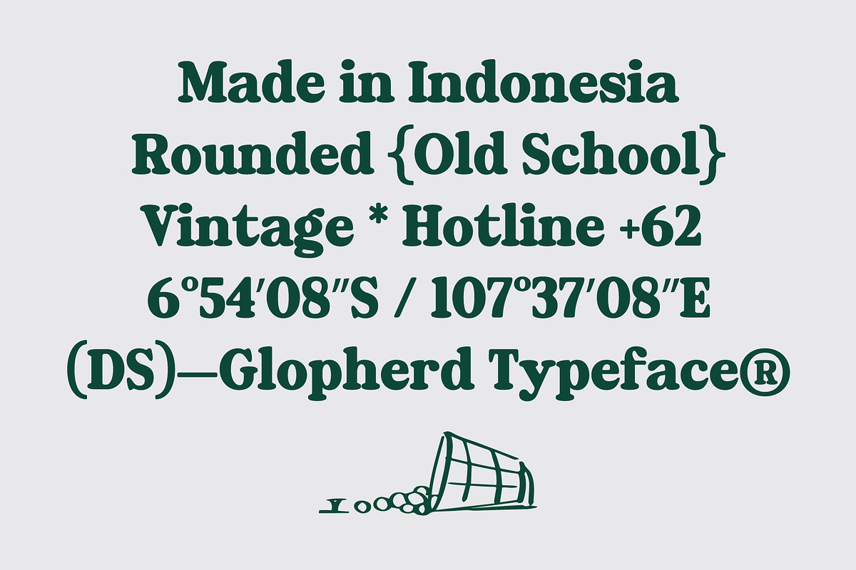 Golpherd – Classic Bold Display Font, a Serif Font by Drizy (Photo 2 of 10)