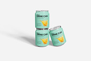 Drink Can Mockup, a Packaging Mockup by Indah (Thumbnail 2 of 6)