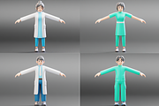 3D Medical Character Collection, a Characters & Person 3D Model by Dudukbersama (Thumbnail 1 of 5)